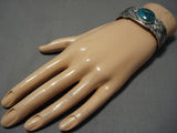 Important Jeanette Dale Sterling Silver Native American Navajo Coral Bracelet-Nativo Arts