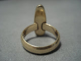 Important Jimmie King Jr 14k Gold Vintage Navajo Ring Native American Jewelry-Nativo Arts