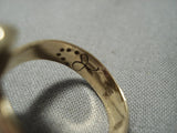 Important Jimmie King Jr 14k Gold Vintage Navajo Ring Native American Jewelry-Nativo Arts