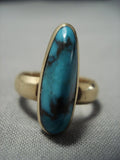 Important Jimmie King Jr 14k Gold Vintage Navajo Ring Native American Jewelry-Nativo Arts