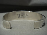 Important Lonn Parker Sugulite Vintage Navajo Native American Jewelry Silver Geometric Bracelet-Nativo Arts