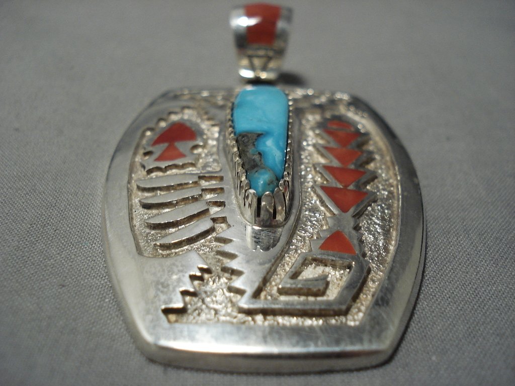 Important Native American Jewelry Navajo Michael Perry Bisbee Turquois ...