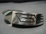 Important Native American Navajo Lonn Parker Turquoise Lapis Sterling Silver Bracelet-Nativo Arts
