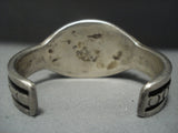 Important Navajo Charles Loloma Style Turquoise Sterling Native American Jewelry Silver Bracelet-Nativo Arts