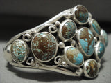 Important Navajo 'Domed Royston Turquoise' Verdy Jake Native American Jewelry Silver Bracelet-Nativo Arts