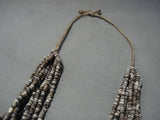 Important Rye Whitegoat Native American Navajo Amethyst Heishi Necklace-Nativo Arts