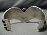 Important Smithsonian Gilbert Turquoise Vintage Native American Jewelry Navajo Sterling Silver Bracelet-Nativo Arts