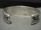 Important Tommy Tso 'Turquoise Stepping Stone' Coral Native American Jewelry Silver Bracelet-Nativo Arts