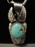 Important Vintage Cochiti Joseph Quintana (d.) Turquoise Native American Jewelry Silver Necklace-Nativo Arts