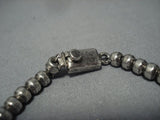 Important Vintage Francisco Gomex Turquoise Sterling Native American Jewelry Silver Navajo Styl Necklace-Nativo Arts