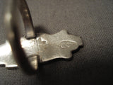 Important Vintage Hopi John Coochyumptewa 'Maiden' Native American Jewelry Silver Ring-Nativo Arts
