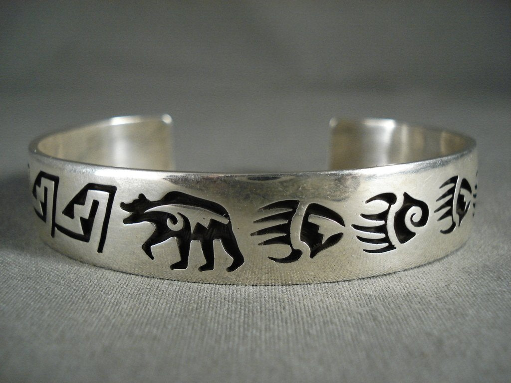 ホピ族 レイモンド・キャセヨウスィー オーバーレイ技法 シルバー