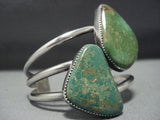 Important Vintage Native American Jewelry Navajo Jerry Roan Royston Turquoise Sterling Silver Bracelet-Nativo Arts