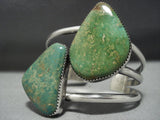 Important Vintage Native American Jewelry Navajo Jerry Roan Royston Turquoise Sterling Silver Bracelet-Nativo Arts