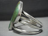 Important Vintage Native American Jewelry Navajo Jerry Roan Royston Turquoise Sterling Silver Bracelet-Nativo Arts