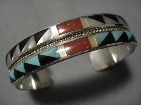 Important Vintage Native American Jewelry Zuni Andrew Dewa