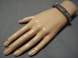 Important Vintage Native American Navajo 14k Gold Sterling Silver Kee Yazzie Bracelet Old-Nativo Arts