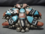 Important Vintage Native American Navajo Ben Begaye Sterling Silver Necklace Old-Nativo Arts