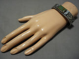 Important Vintage Native American Navajo David Reeves Royston Turquoise Sterling Silver Bracelet-Nativo Arts