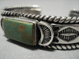 Important Vintage Native American Navajo David Reeves Royston Turquoise Sterling Silver Bracelet-Nativo Arts