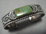 Important Vintage Native American Navajo David Reeves Royston Turquoise Sterling Silver Bracelet-Nativo Arts