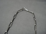 Important Vintage Native American Navajo Sterling Silver Bear Necklace Old-Nativo Arts