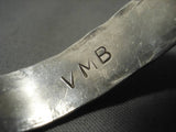 Important!! Vintage Native American Navajo Victor Moses Begay Turquoise Sterling Silver Bracelet-Nativo Arts