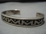 Important Vintage Navajo Dan Jackson Sterling Silver Native American Bracelet-Nativo Arts