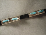 Important Vintage Navajo Jimmie King Jr Native American Jewelry Silver Necklace/ Hat Belt-Nativo Arts