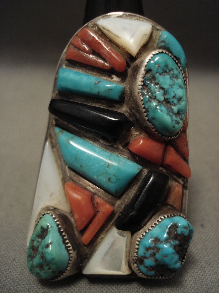 Important Vintage Navajo Native American Jewelry jewelry Carl And