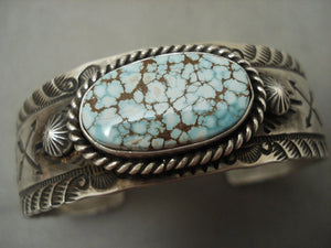 Important Vintage Navajo Native American Jewelry jewelry Jeanette Dale 'Natural #8 Turquoise' Bracelet-Nativo Arts