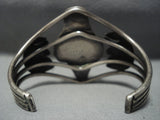 Important!! Vintage Navajo Roy Platero Turquoise Sterling Native American Jewelry Silver Bracelet-Nativo Arts