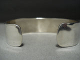 Important!! Vintage Navajo Sorrowful Mystery Sterling Silver Bracelet-Nativo Arts