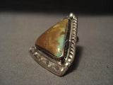 Important Vintage Navajo Tie Tack Native American Jewelry Silver Pin Kee Joe Benally (d.)-Nativo Arts