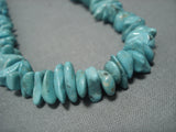 Important Vintage Zuni Turquoise Sterling Native American Jewelry Silver Necklace-Nativo Arts