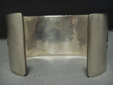 Important Wadsworth Vintage Hopi Sterling Silver Cermonial Kachina Bracelet Old-Nativo Arts