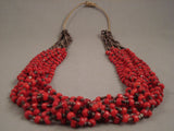 Important Whitegoat Coral Heishi Navajo Native American Jewelry jewelry Necklace- 180 Grams!-Nativo Arts