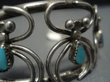 Impressive Vintage Native American Jewelry Navajo Sterling Silver Spiders Bracelet-Nativo Arts