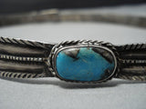 Impressive Vintage Native American Jewelry Navajo Vibrant Turquoise Sterling Silver Hat Concho Belt-Nativo Arts