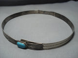 Impressive Vintage Native American Jewelry Navajo Vibrant Turquoise Sterling Silver Hat Concho Belt-Nativo Arts