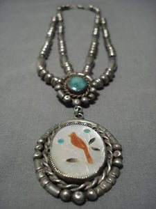Impressive Vintage Native American Navajo Choker Sterling Silver Mary Smith Necklace Old-Nativo Arts