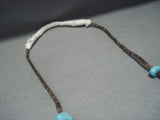 Impressive Vintage Navajo Blue Gem Turquoise Sterling Native American Jewelry Silver Bracelet-Nativo Arts