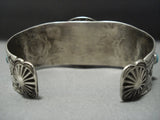 Impressive! Vintage Navajo Native American Jewelry jewelry Turquoise Sterling Silver Bracelet-Nativo Arts