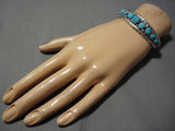 Impressive Vintage Zuni Sterling Silver Native American Bracelet Old Cuff-Nativo Arts