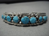 Impressive Vintage Zuni Sterling Silver Native American Bracelet Old Cuff-Nativo Arts