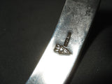 Incredible Navajo **ancient Tree Sap** Native American Jewelry Silver Thicker Bracelet-Nativo Arts