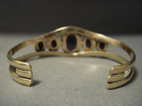 Incredible Solid 14k Gold Sugulite Vintage Navajo Native American Jewelry jewelry Bracelet-Nativo Arts