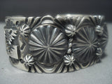 Incredible Vintage Hopi Dan Schongva Sterling Silver Bracelet-Nativo Arts