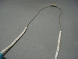 Incredible Vintage Longer Native American Jewelry Navajo Turquoise Necklace Old-Nativo Arts
