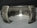 Incredible Vintage Native American Jewelry Hopi Sterling Silver Cheryl Wadsworth Bracelet-Nativo Arts